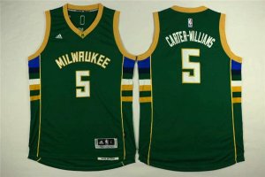 Maillot De Basket Milwaukee Bucks Michael Carter-Williams 5 Tissus Sportif Fans Edition Vert